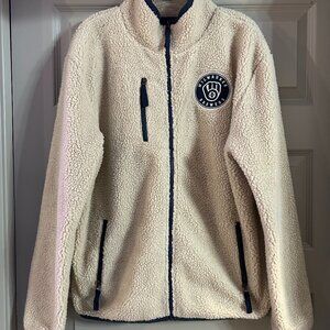 '47 Brand | Milwaukee Brewers Zip-Up Sherpa Jacket